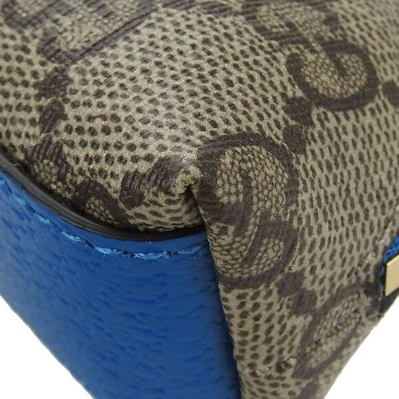 Gucci Pen Case 662129 GG Supreme PVC Beige Blue Gold Hardware Donald Duck - Picture 7 of 9